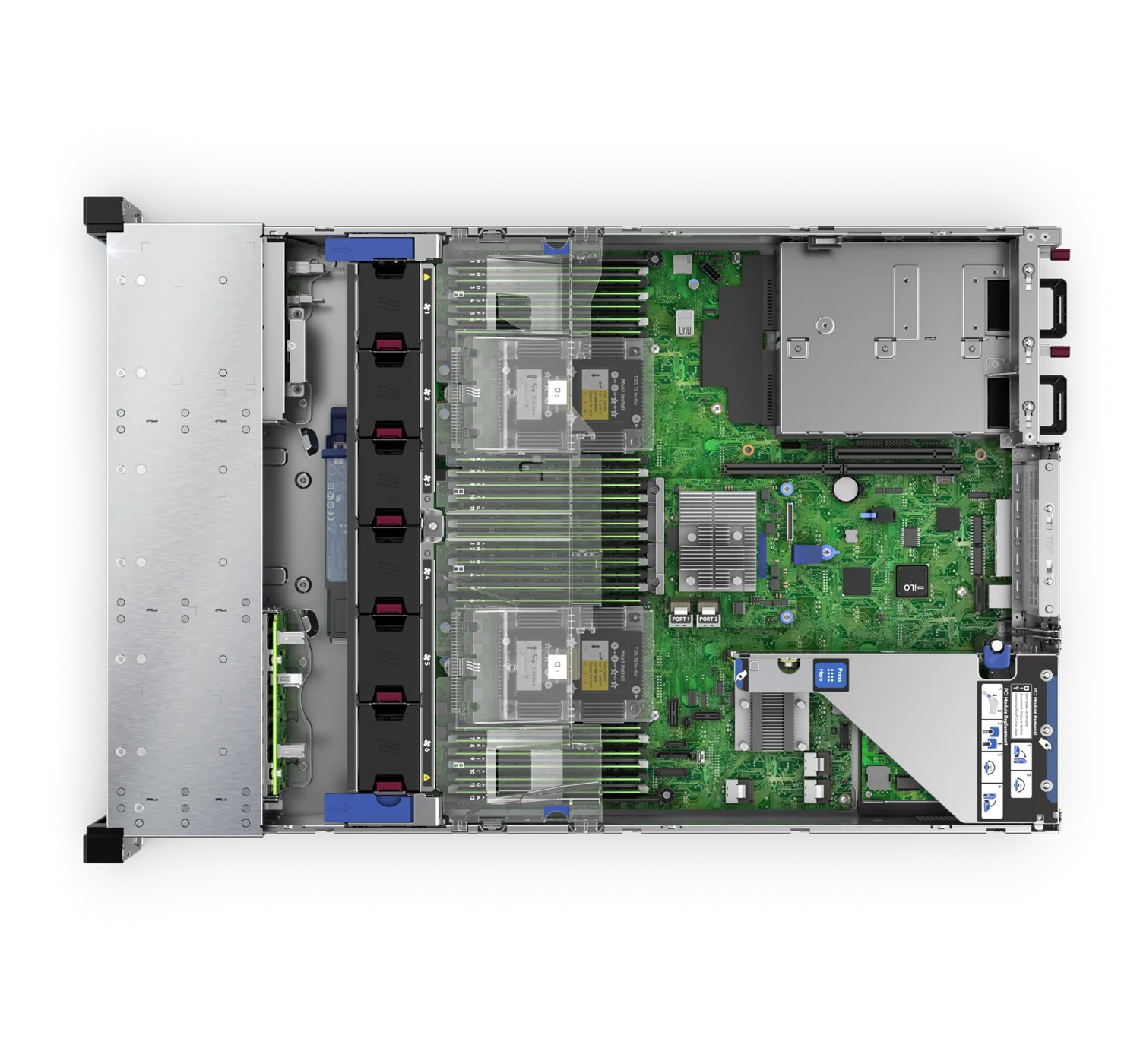 HPE DL385 ProLiant Gen10 2x 32 Core EPYC 7452 256GB-32 24x SFF 800W PSU P408i-a