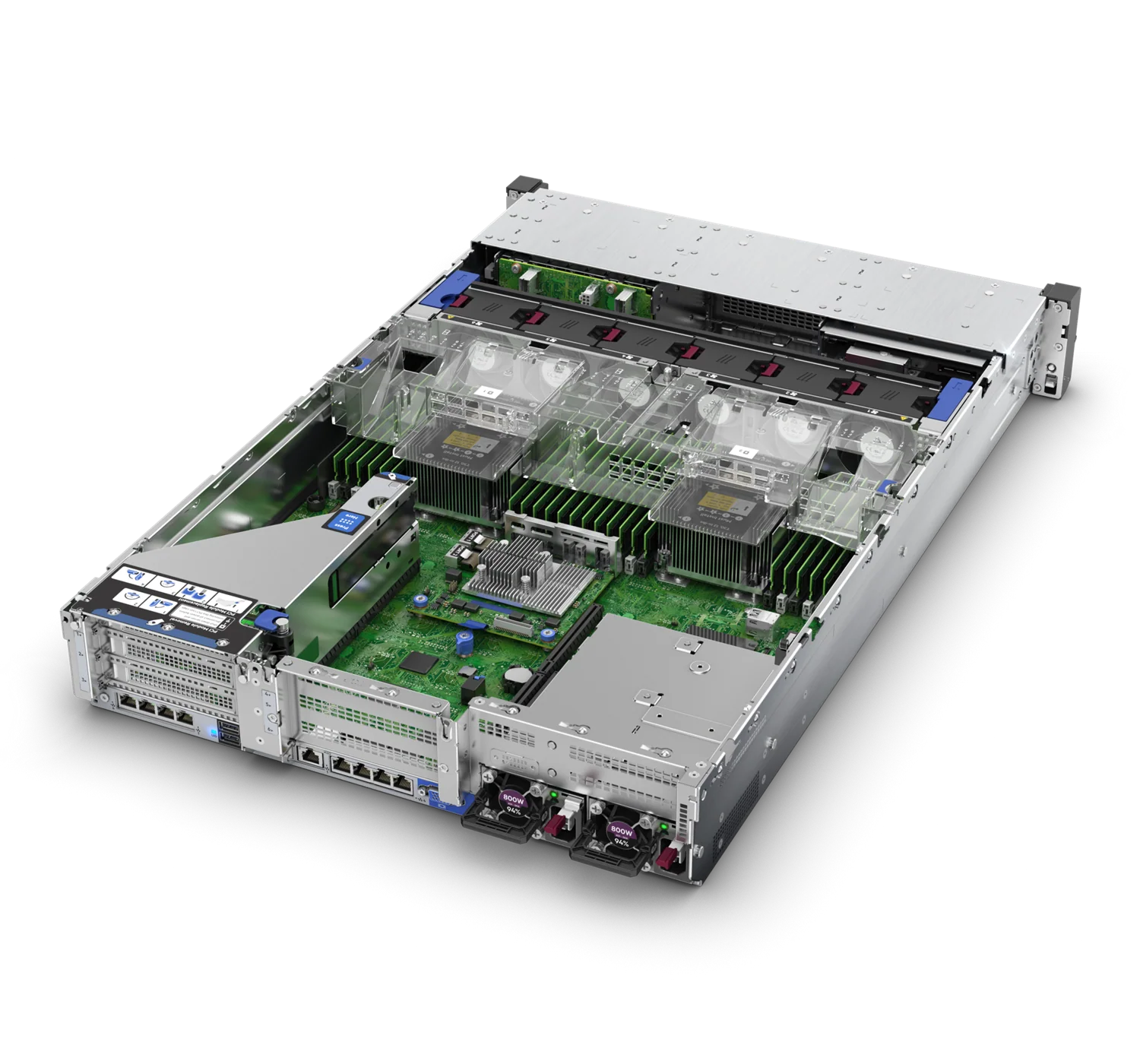 HPE DL385 ProLiant Gen10 2x 32 Core EPYC 7452 256GB-32 24x SFF 800W PSU P408i-a