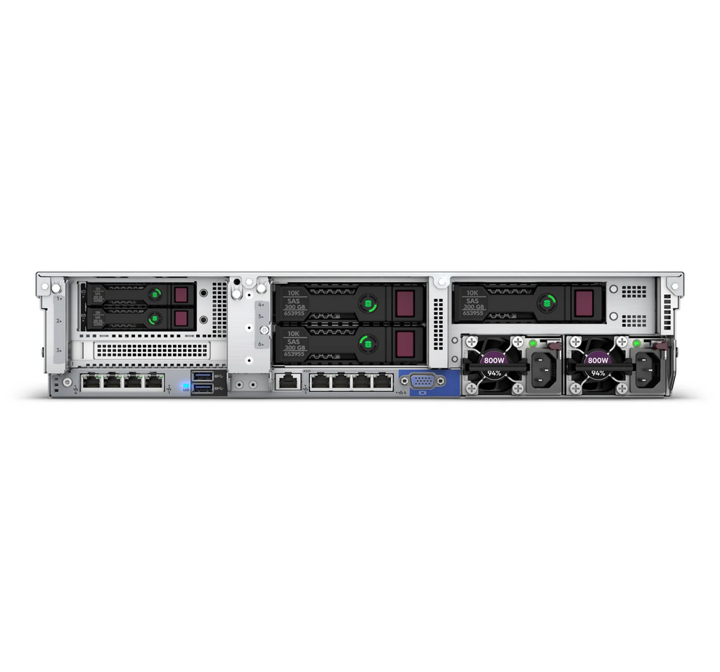 HPE DL385 ProLiant Gen10 2x 32 Core EPYC 7452 256GB-32 24x SFF 800W PSU P408i-a