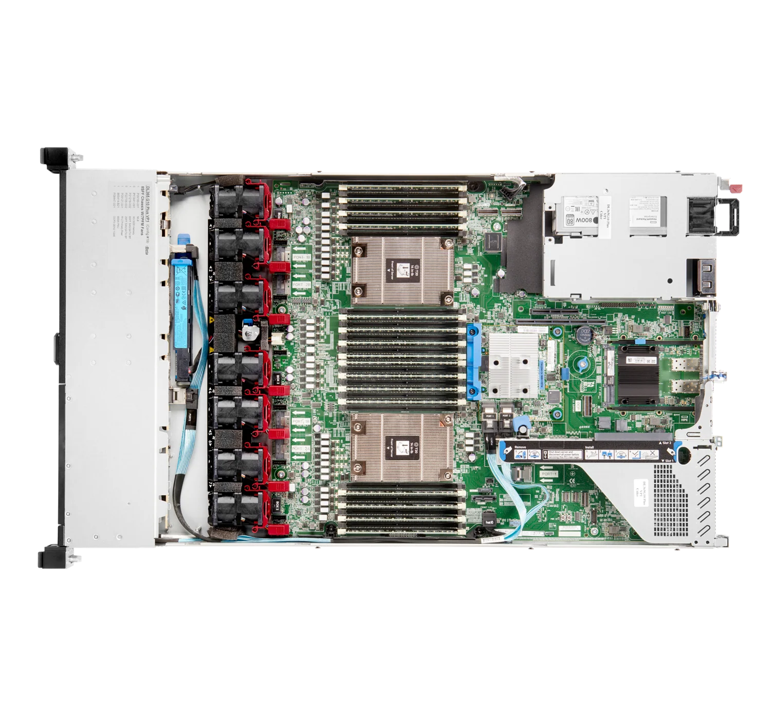 HPE DL365 Gen10+ Plus EPYC 7513 32-core 2.6GHz 32GB RAM 8xSFF 800W P408i-a Rails