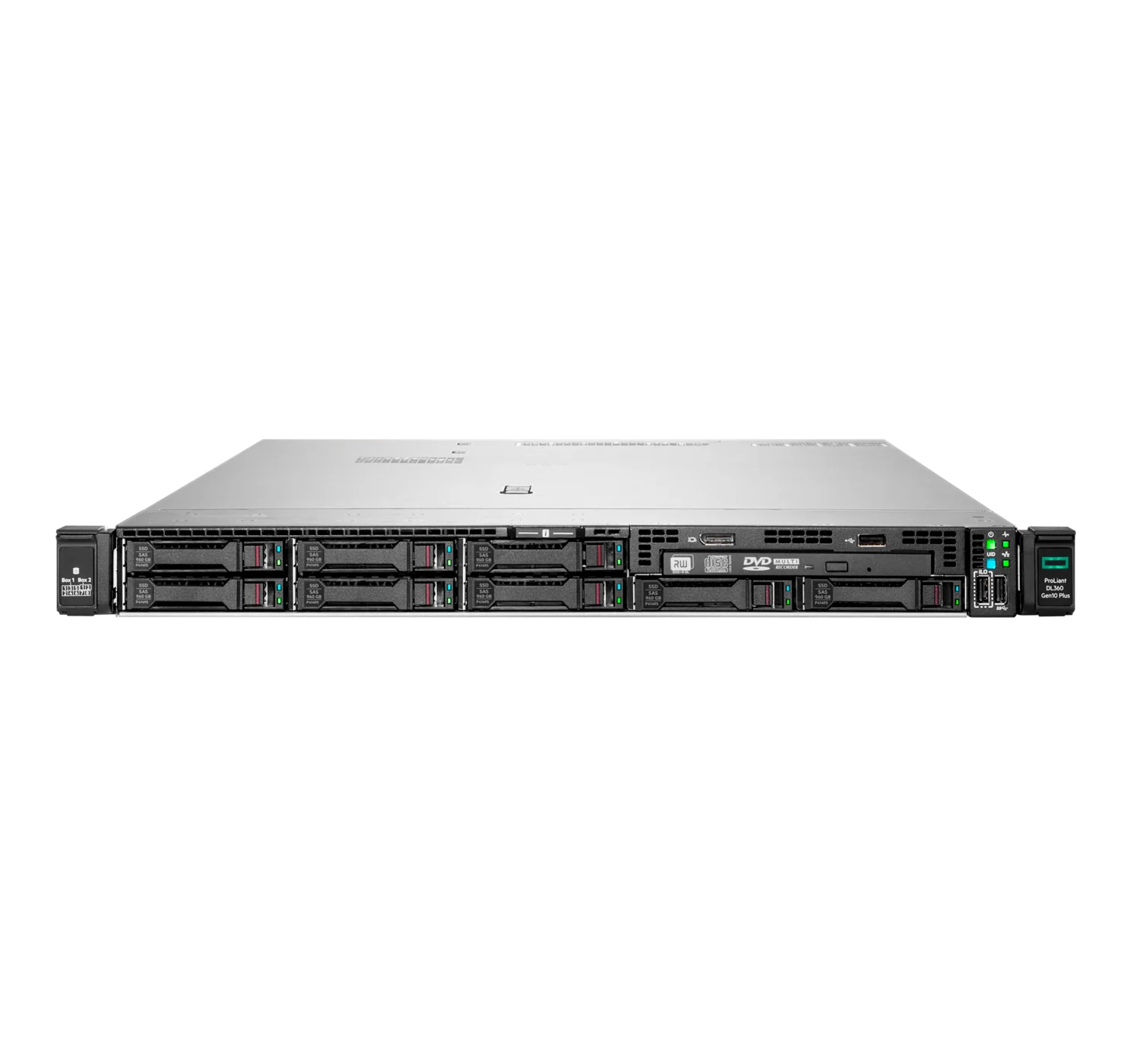 HPE ProLiant DL360 Gen10+ Plus 2x Xeon Gold 6354 36-core 3.0GHz 64GB 10SFF bays 2x 1600W MR416i-a 25GbE SFP28 CTO